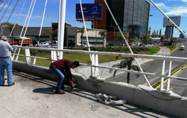 Sin afectaciones por sismo el puente de vía Atlixcáyotl: Protección Civil SACH