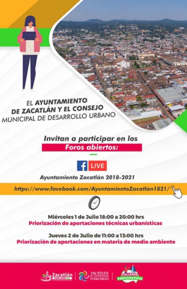 Reinician foros abiertos para actualizar programa de desarrollo urbano en Zacatlán