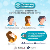 Reporta Salud 53 casos activos por influenza estacional