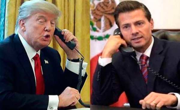 El Presidente Trump sostuvo llamada telefónica con el Presidente Enrique Peña Nieto