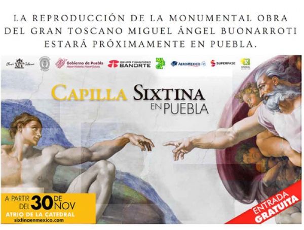 Concurrente los accesos a la réplica de la Capilla Sixtina