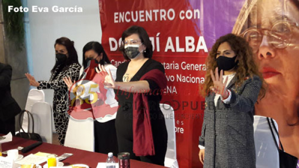 Donaji Alba Arroyo aspirante a la Secretaría General del CEN de Morena