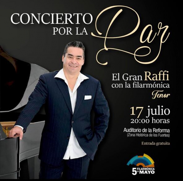 El Gran Raffi en concierto por la Paz
