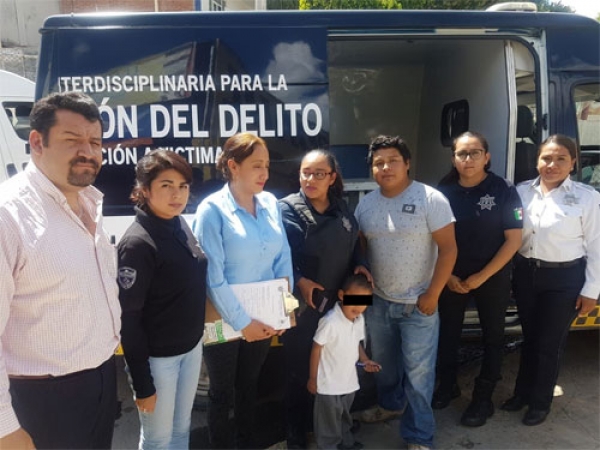 La SSPTM de San Andrés Cholula rescata a un menor