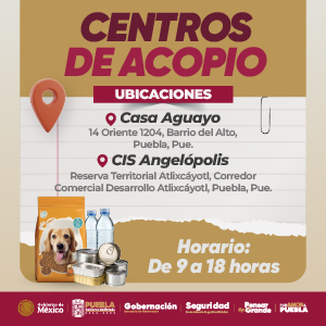 Banner “CENTROS DE ACOPIO”