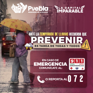 Banner "Prevención de lluvias”