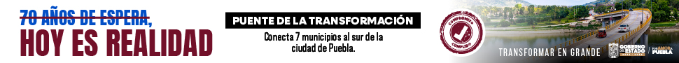 Banner "PUENTE DE LA TRANSFORMACIÓN"