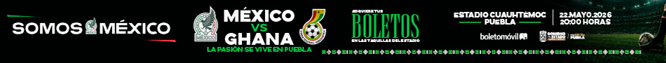 Banner “MÉXICO VS GHANA"