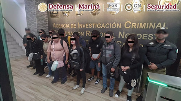Autoridades aseguran 165 kilos de droga y detienen a 11 personas