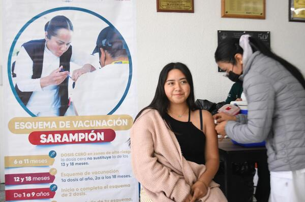 Más de 1 millón de vacunas contra el sarampión