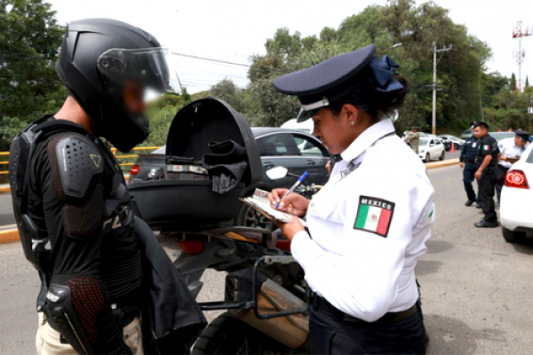 Con revisiones de motocicletas, SSP inhibe delitos