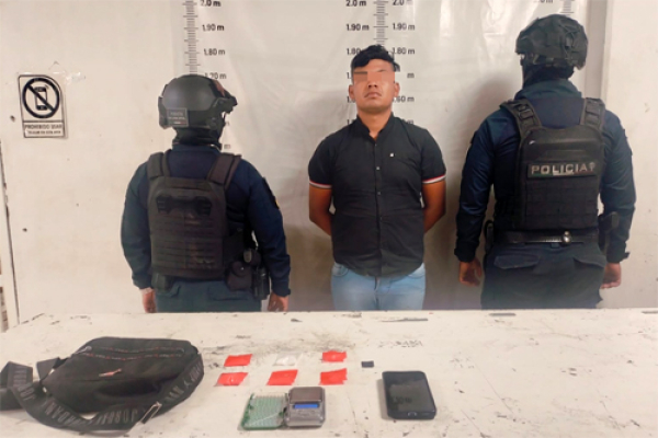 SSCyPC Cuautlancingo detiene a un hombre por alterar orden público