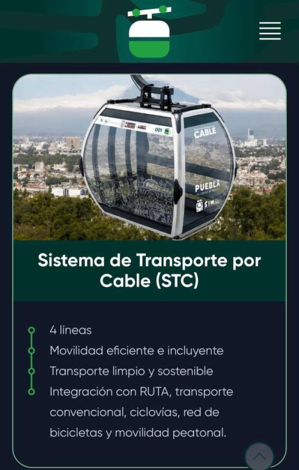 Lanza micrositio informativo sobre Transporte por Cable