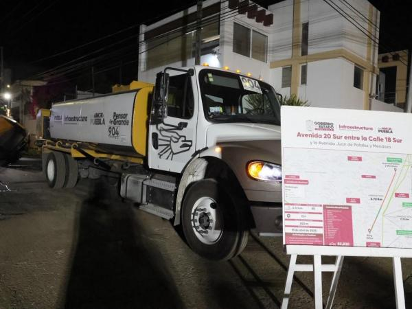 Avanza pavimentación en El Mirador