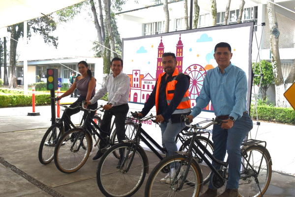 Implementa Ayuntamiento de Puebla Taller Bici-Escuelas en Conalep Plantel I