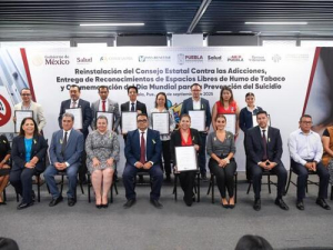 Puebla refuerza prevención contra adicciones y suicidio