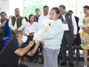 Semana Nacional de Vacunación Antirrábica en Coronango