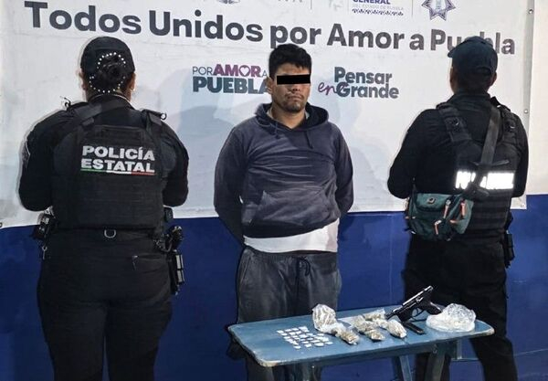 En Huaquechula, SSP captura a presunto narcomenudista