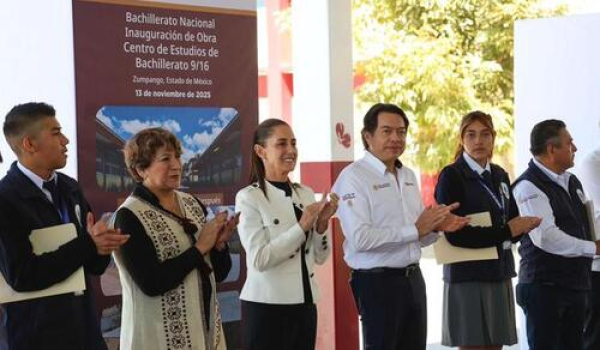 Inauguran reconversión del CEB en Zumpango