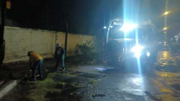 Puebla Capital y Agua de Puebla, atienden afectaciones por lluvias