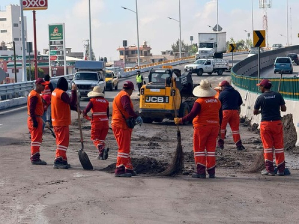 OOSL refuerza limpieza en Central de Abasto