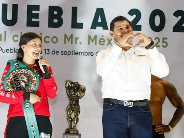 Alejandro Armenta inaugura Mr. Puebla 2025