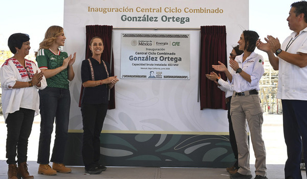 Inauguran Central Eléctrica de CFE en Mexicali