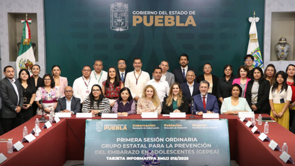 Puebla establece acciones para la prevención del embarazo adolescente