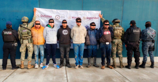 Caen seis hombres por robo de hidrocarburos en Coronango