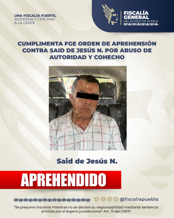 Detiene al alcalde de Tepeyahualco; lo señalan por cohecho