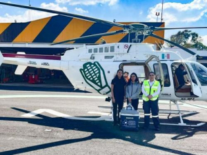 Vía aérea, SUMA traslada órganos donados a CDMX
