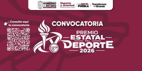 Inscríbete al Premio Estatal del Deporte 2026