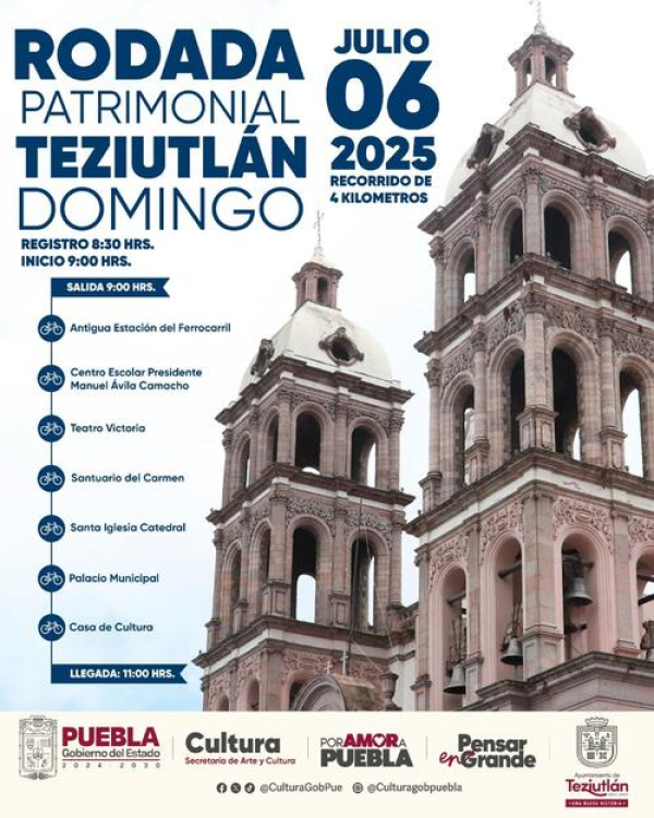 Teziutlán se une a rodadas patrimoniales