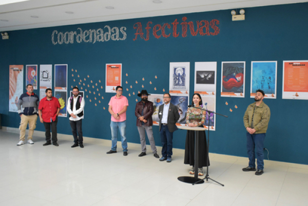 Inauguran expo “Artistas Naranjas” en la BUAP