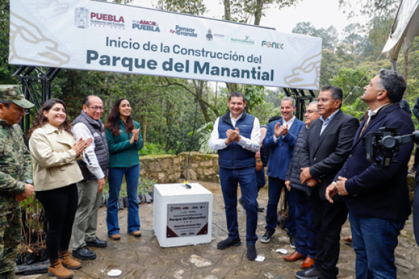Se iniciará la construcción del Parque del Manantial en Huauchinango