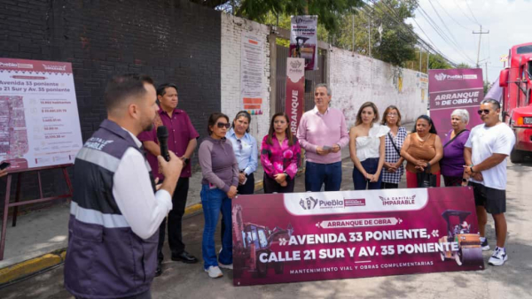 Arranca rehabilitación en la 33 Poniente