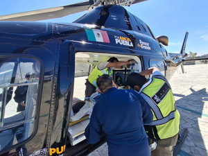 Ni&ntilde;a fue trasladada de emergencia por v&iacute;a a&eacute;rea
