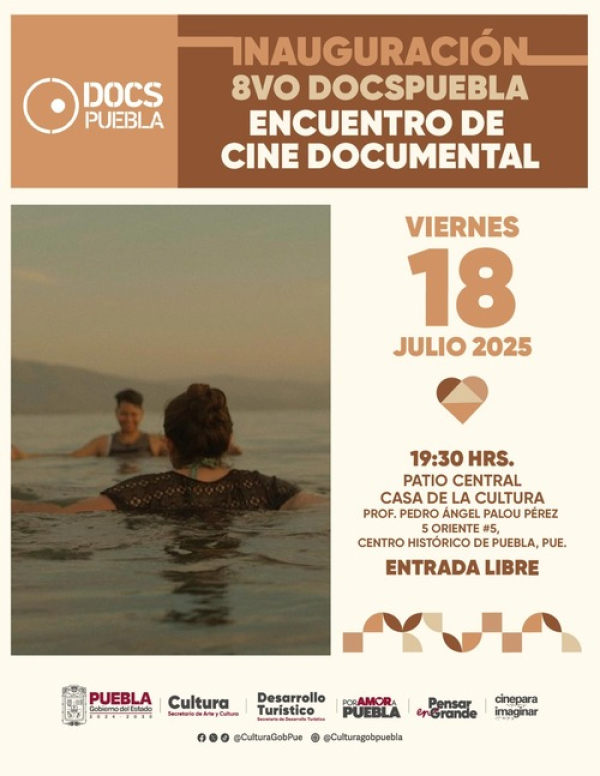 Función inaugural del 8vo DOCSPUEBLA en Casa de la Cultura