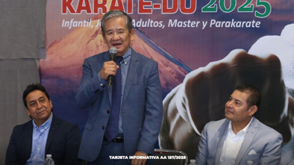 Es homenajeado Shihan Koichi Choda Watanabe, maestro de Karate