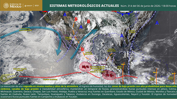 Protección Civil previene lluvias en la Sierra Norte Nororiental