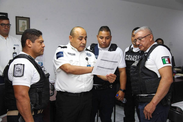 Fortalecen capacitación de la Policía Auxiliar