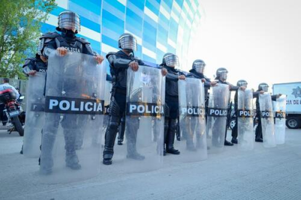 Policía Auxiliar resguarda concierto de Shakira