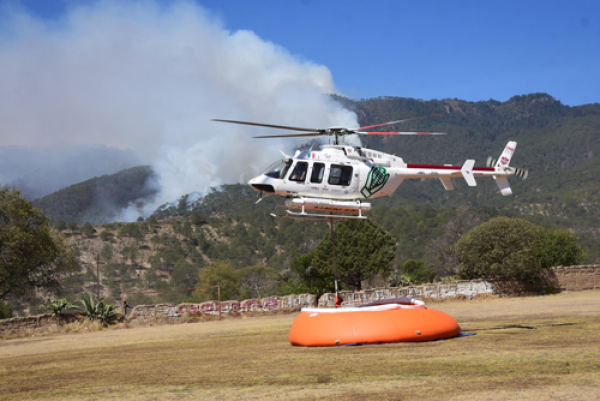 Se trabaja para liquidar el incendio de Libres