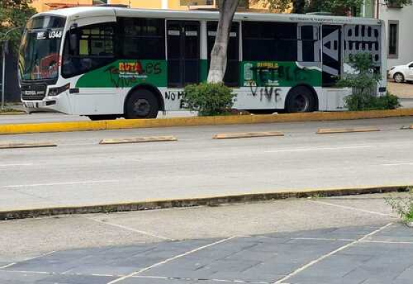 Vandalismo en unidades de RUTA Línea 3 afecta servicio