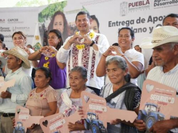 Puebla a favor del campo en Huehuetla: Armenta