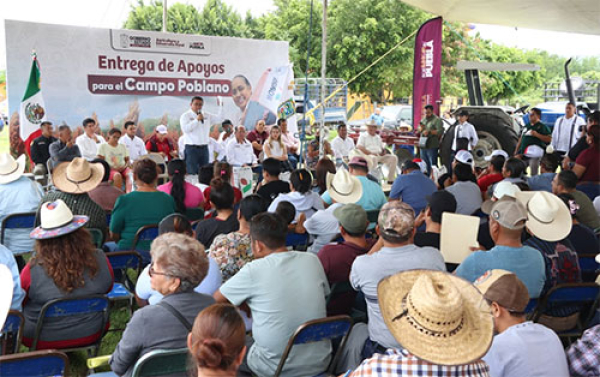 El diputado Pavel Gaspar respalda a productores de la Mixteca
