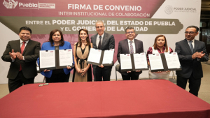 Firman convenio Gobierno Municipal y Poder Judicial