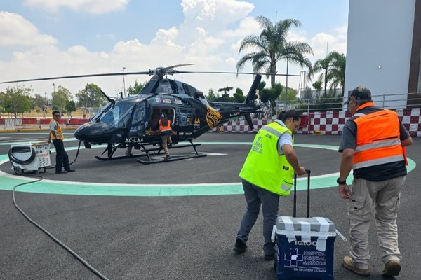 SUMA traslada hígado de Puebla a CDMX