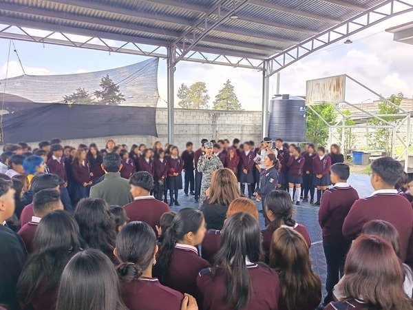 GN promueve cultura de la prevención en Bachillerato Citlaltépetl