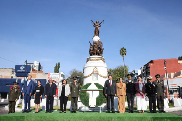 Ceremonia 204 aniversario Consumación de la Independencia de México